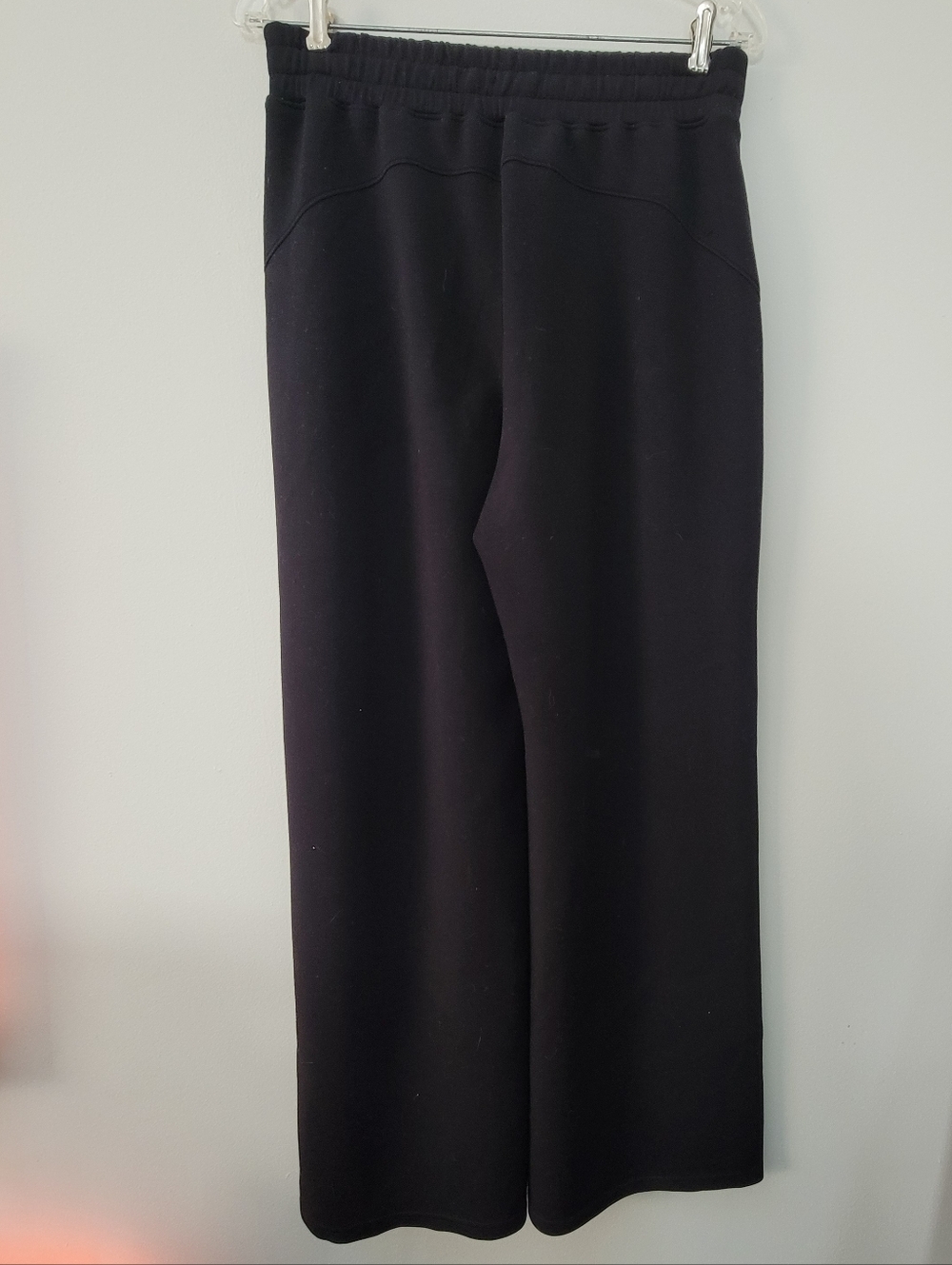 NWOT SPANX Airessentials Black Wide Leg Pant Women's Size M Luxury Loungewear - Picture 2 of 8